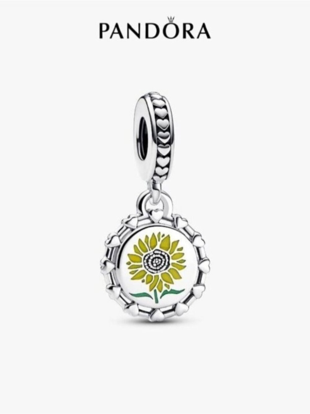 Pandora Sunflower Dangle Charm
